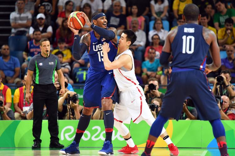 奥运会篮球中国vs美国